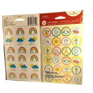 American Greetings Sunday School Sticker 168  Teacher Reward Faith Joy Christian